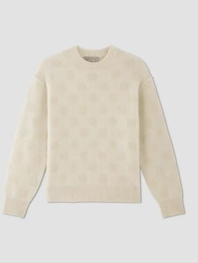 EVERLANE The Alpaca Polka Dot Crew Sweater